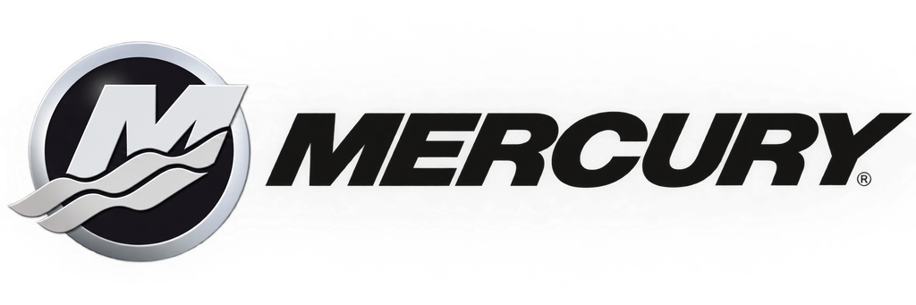Logotipo MERCURY para embarcaciones y motores fuera de borda náuticos