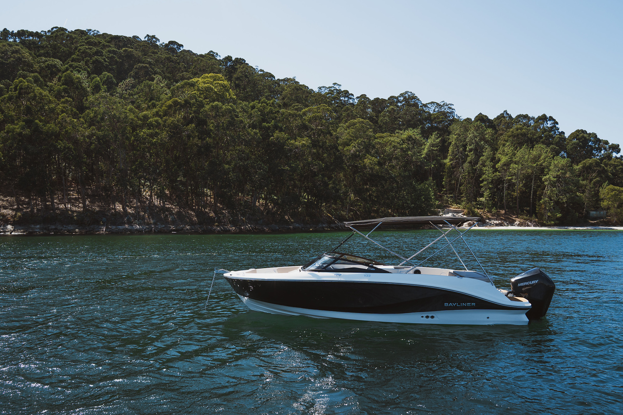 Bayliner V22, fotografía de la galería oficial de Bayliner.